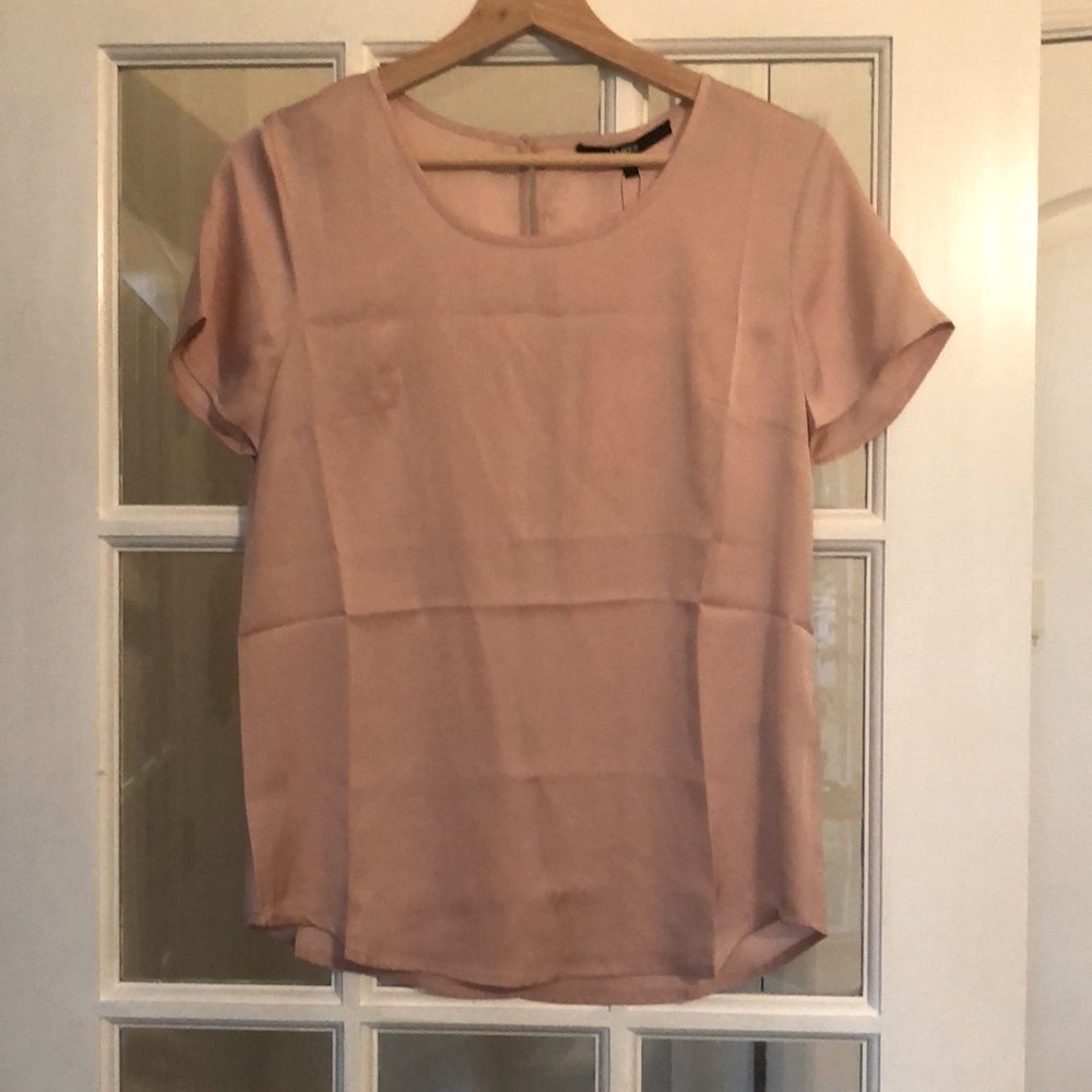 Quince Washable Stretch Silk Tee